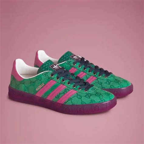 gazelle rosa gucci|adidas x gucci gazelle.